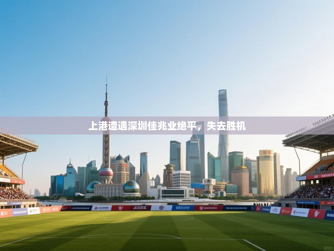 上港遭遇深圳佳兆业绝平，失去胜机